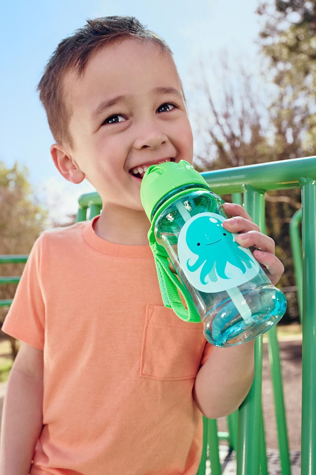 Skip Hop Zoo Pipetli Tritan Suluk Ahtapot fotoğrafı 3 (önizleme)