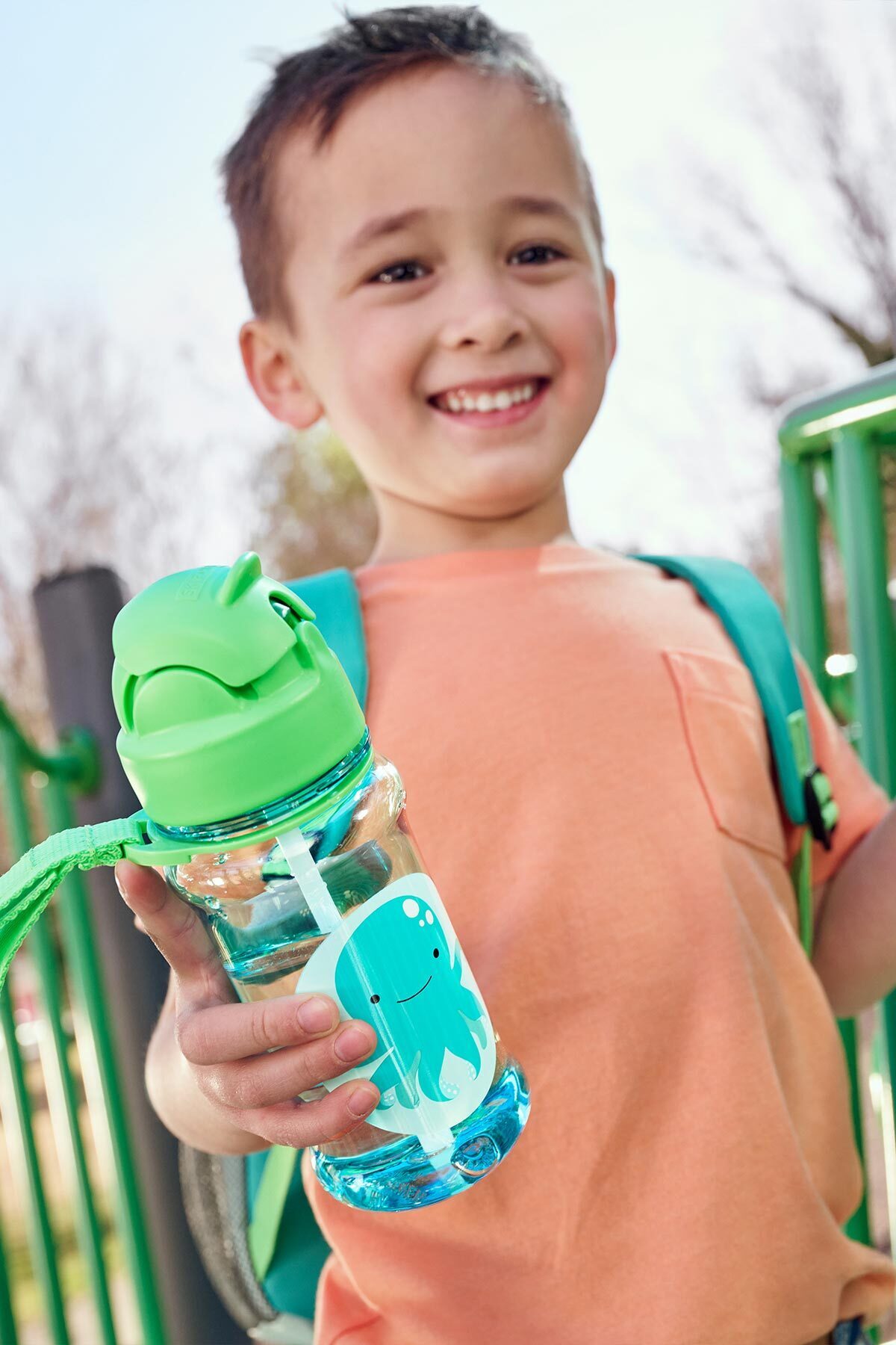 Skip Hop Zoo Pipetli Tritan Suluk Ahtapot fotoğrafı 4 (önizleme)