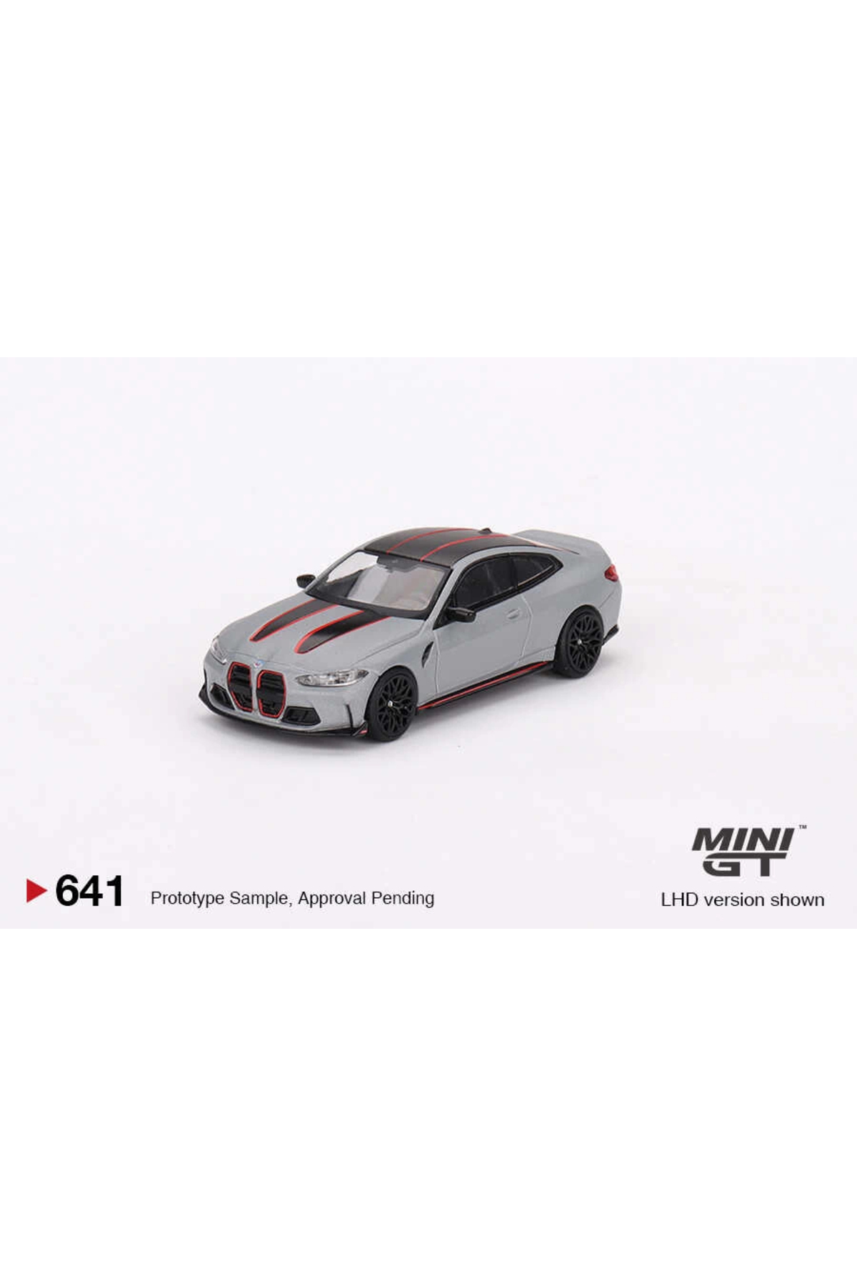 mini gt MGT00641 1/64 BMW M4 CSL (G82) Frozen Brooklyn Grey
