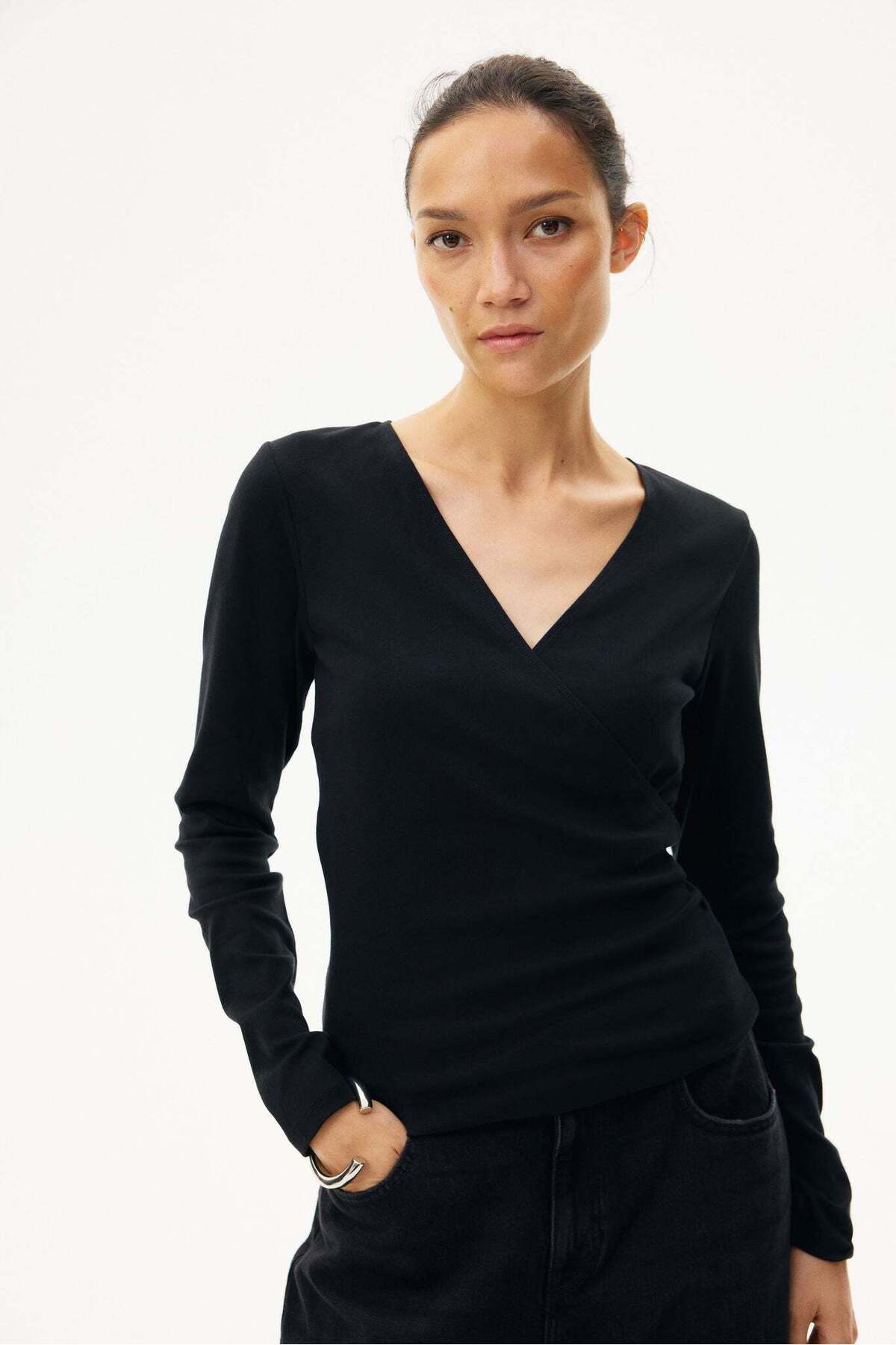 H&M-MAMA Ribbed nursing top 1