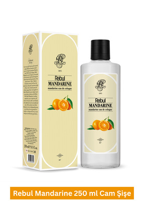 Rebul 250ml Mandalina Kolonya Cam Şişe