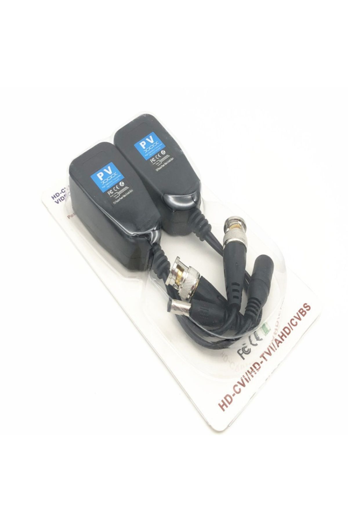 Choice-1 pair 1 Pairs CCTV Coax BNC Video Power Balun Transceiver to CAT5e 6 RJ45 Connector HJ55 6