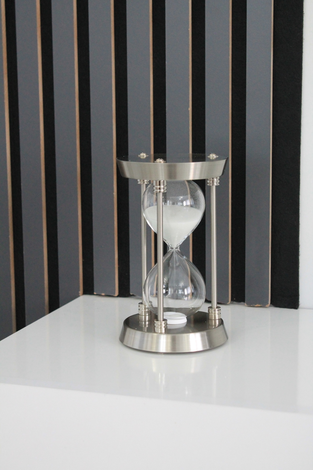 Gold home design Metal Kum Saati Orta Boy 16 cm Eskitme