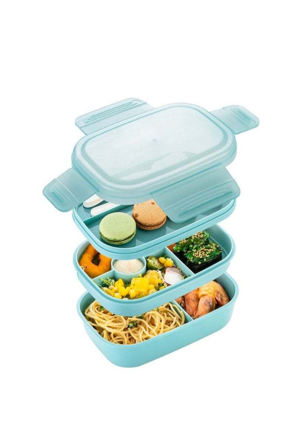 COOYA-Bento Box Lunch Box, Stackable , Leak-Proof , for Dining Out, 1900ml Work, Picnic 5