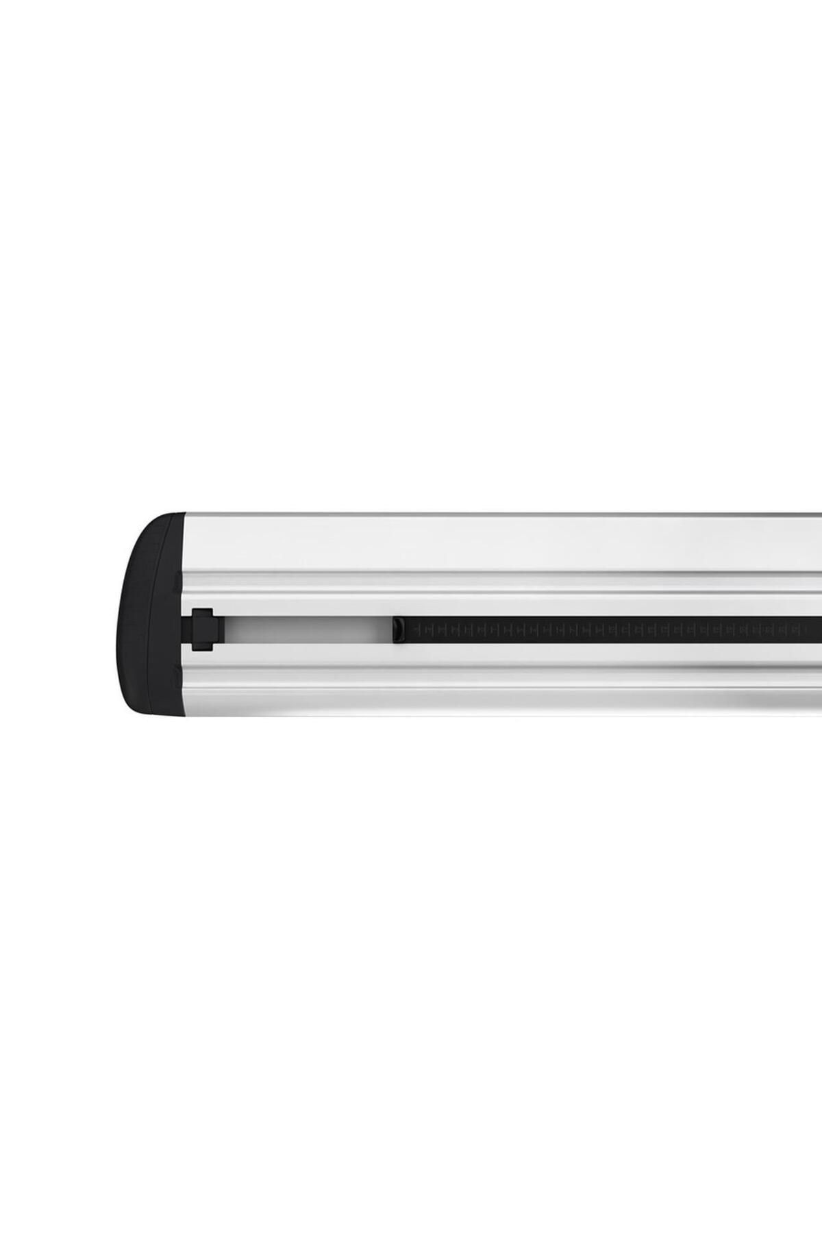 Thule-Set 2 bare transversale din aluminiu WingBar EVO 127, profil aerodinamic, argintii, lungime 12 2