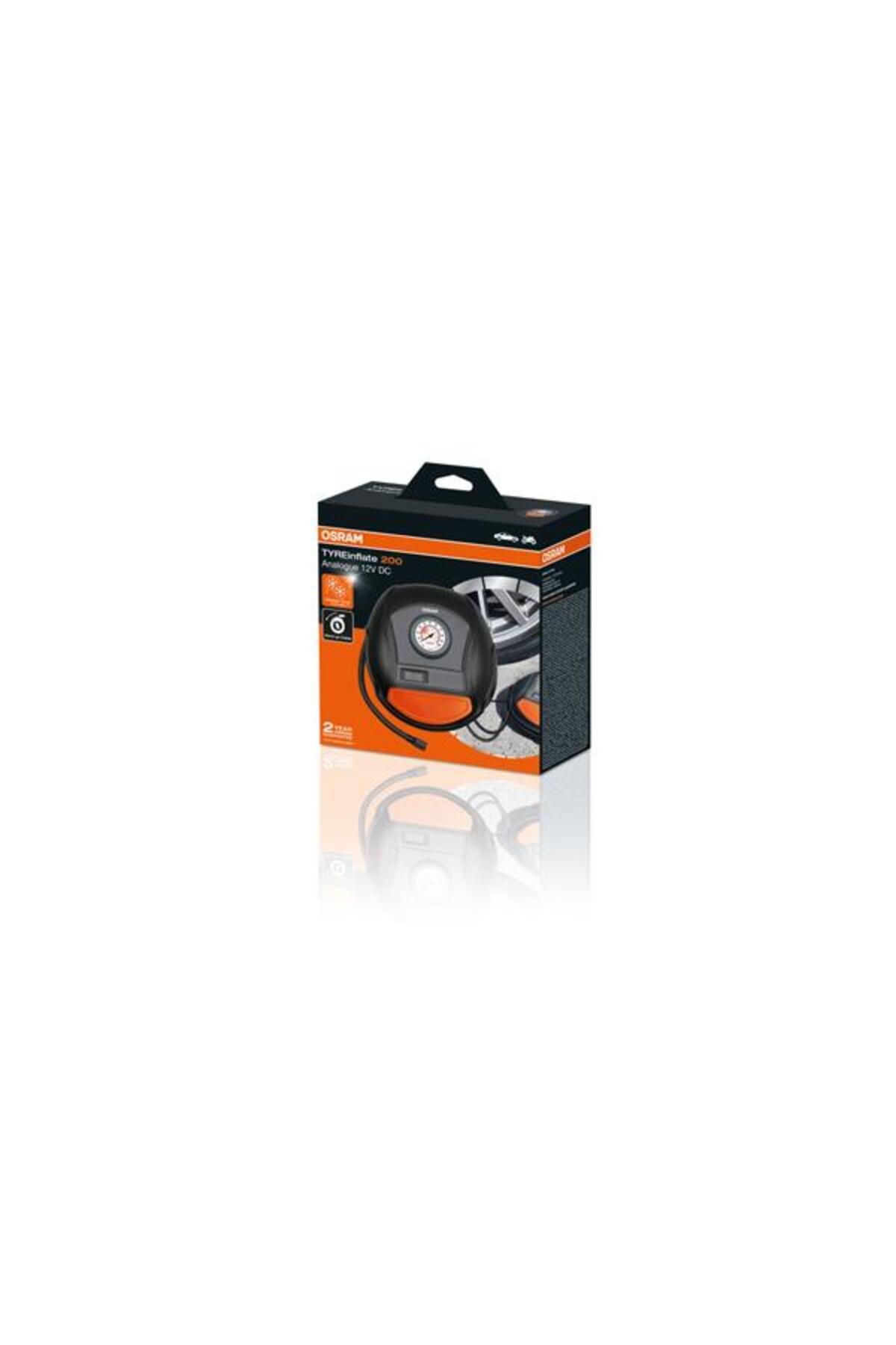 Osram-Car compressor TYREinflate 200 OTI200, 12V, 6.9 bar, 120W, analog display 3