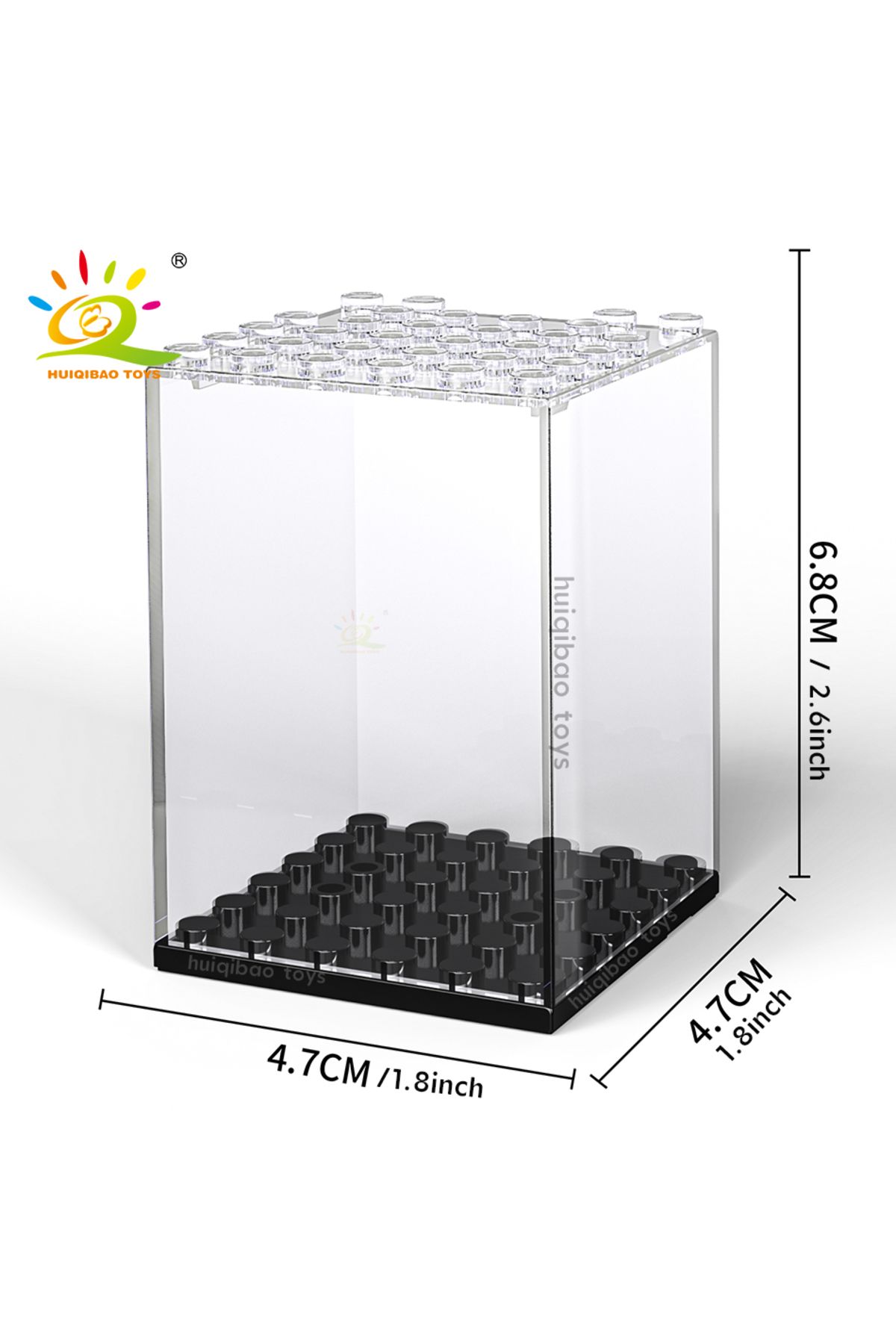 Choice1-With Box 01 HUIQIBAO Dustproof Figures Display Case Box Show Case For Model Collection Building Bloc 1
