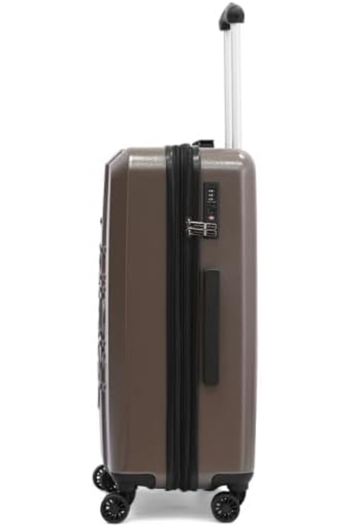 Calvin Klein-Overlay Luggage Lightweight Spinner Suitcase with TSA Lock (Shadow, Set of 3) 3