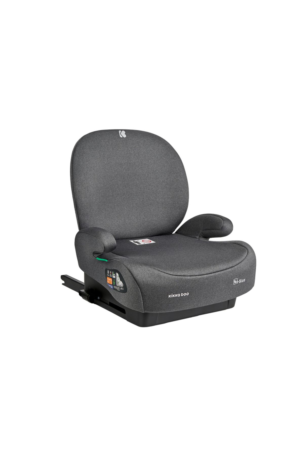 Kikka Boo-Car booster with Isofix KikkaBoo i-Boost Dark gray Approved R129 i-Size 125-150 cm with Detachable backrest 4