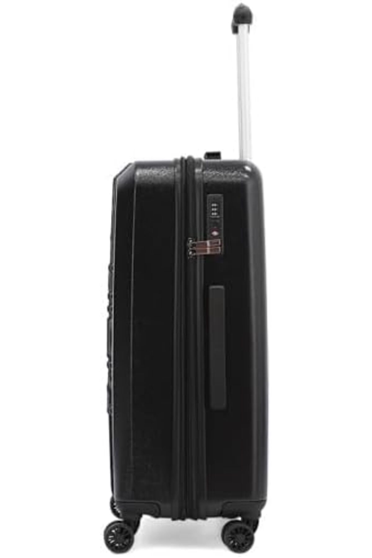 Calvin Klein-Overlay Luggage Lightweight Spinner Suitcase with TSA Lock (Black, Set of 3) 3