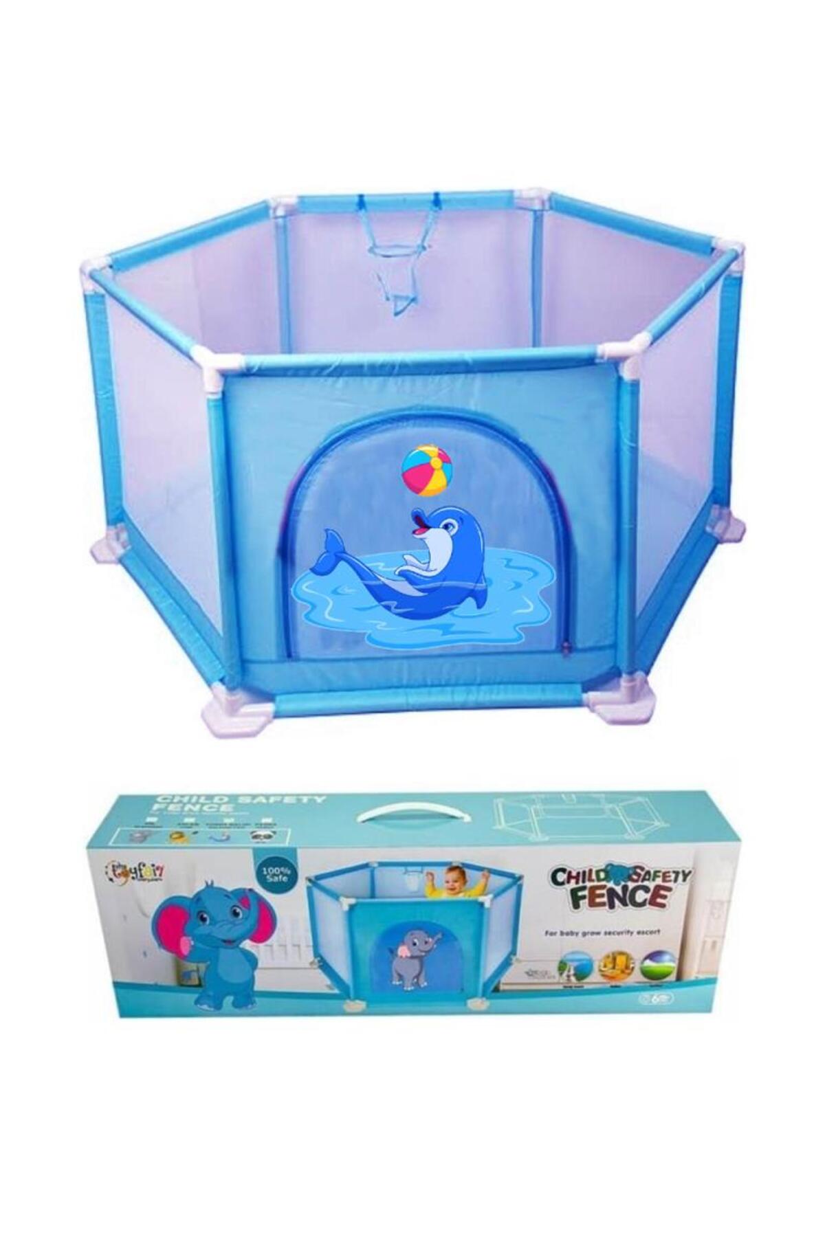 Tıfıl Toys Çocuk Güvenlik Çiti Oyun Alanı Parkı - Oyun Top Havuzu 11599 Yunus Balığı fotoğrafı 4 (önizleme)