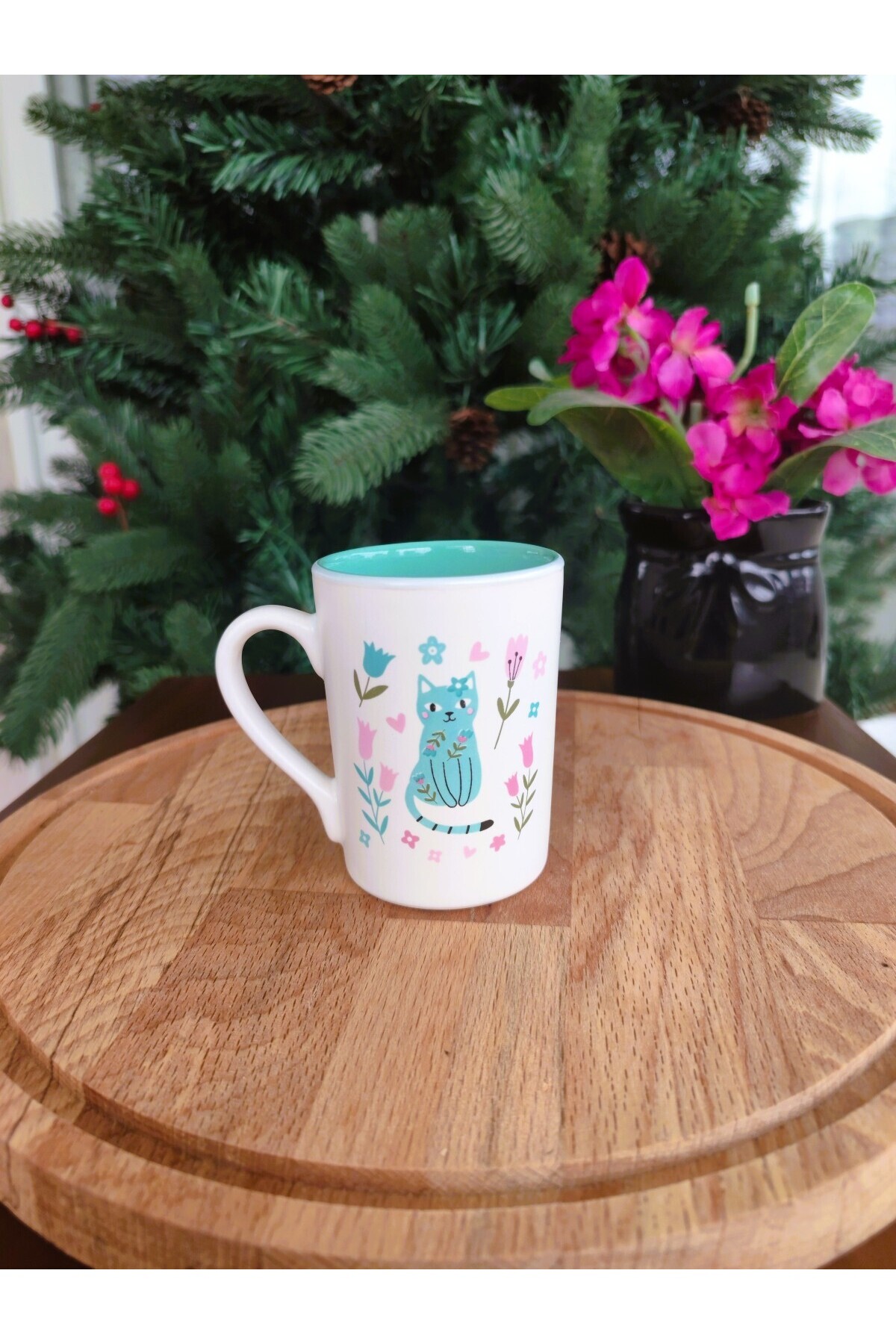 Mudo Home-Set of 2 Espresso Cups with Cat Figure 150ml 4