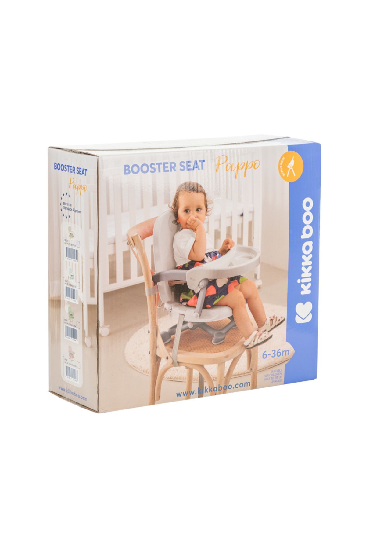 Kikka Boo-KikkaBoo children's table riser with compact folding, soft seat and 4-inch adjustable height 8