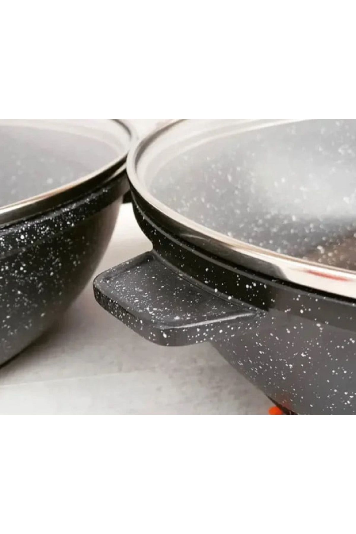 EDENBERG-Frying pan with lid with marble coating, diameter 28 cm, 4