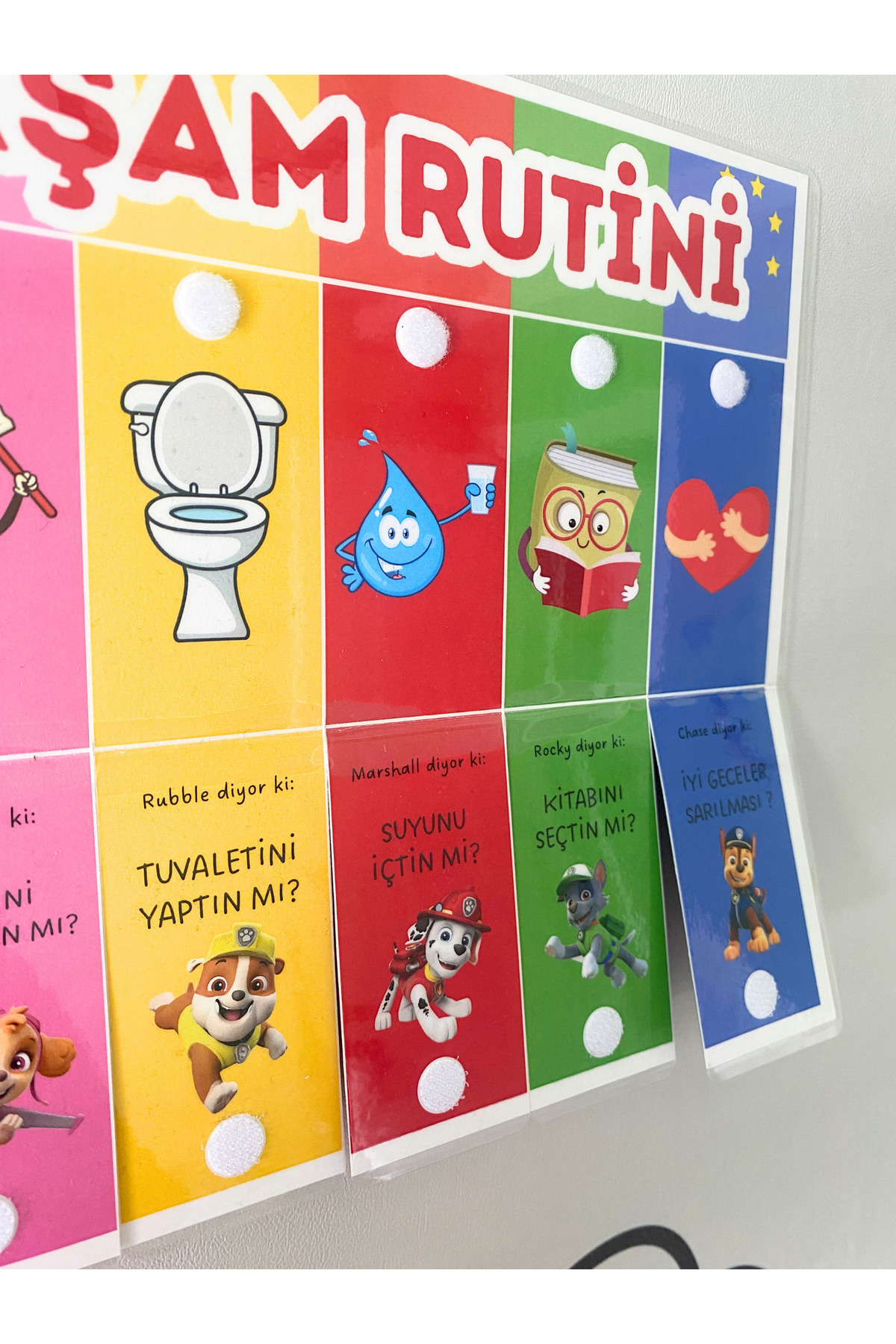 نمودار روتین صبح و عصر (چسپاکی) (با تم پا پاتروال)