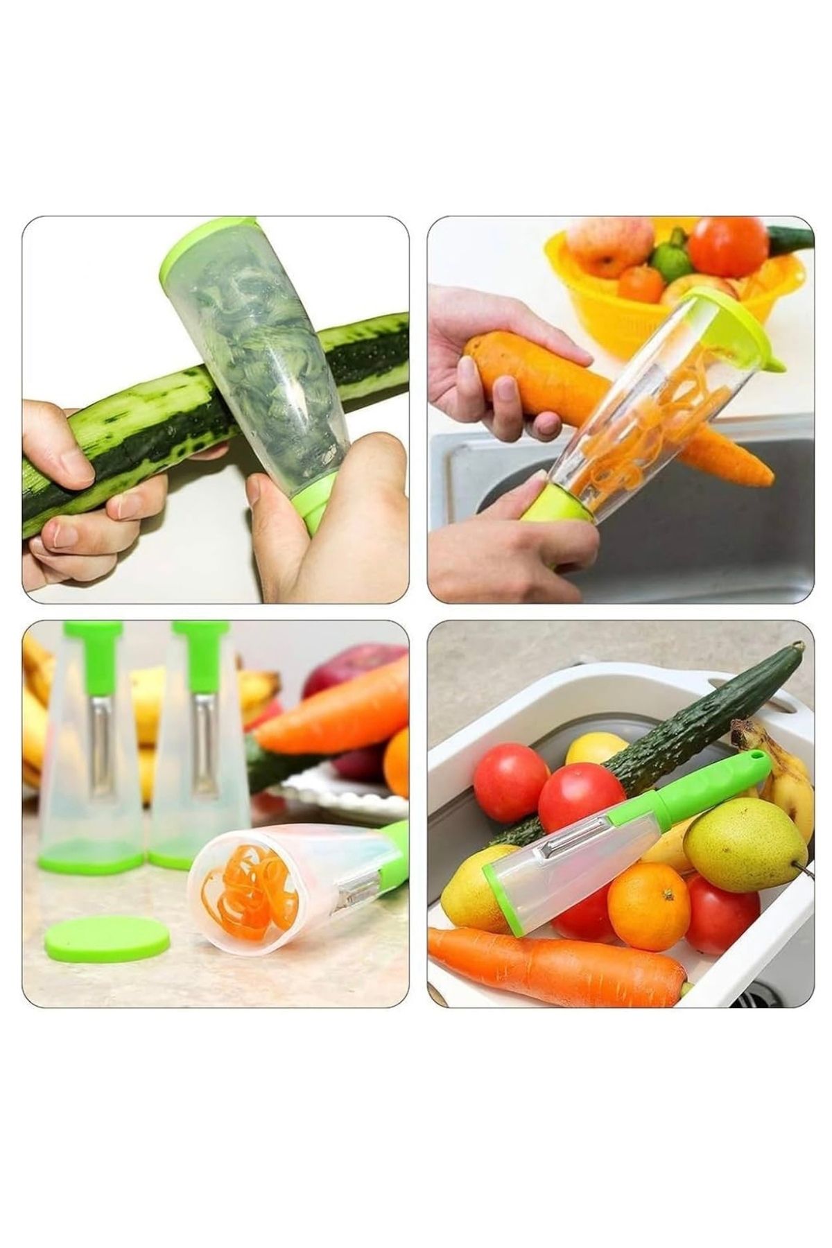 Generic-2 pieces vegetable and fruit peeler with built-in peeler container, a practical and useful kitchen tool. 1