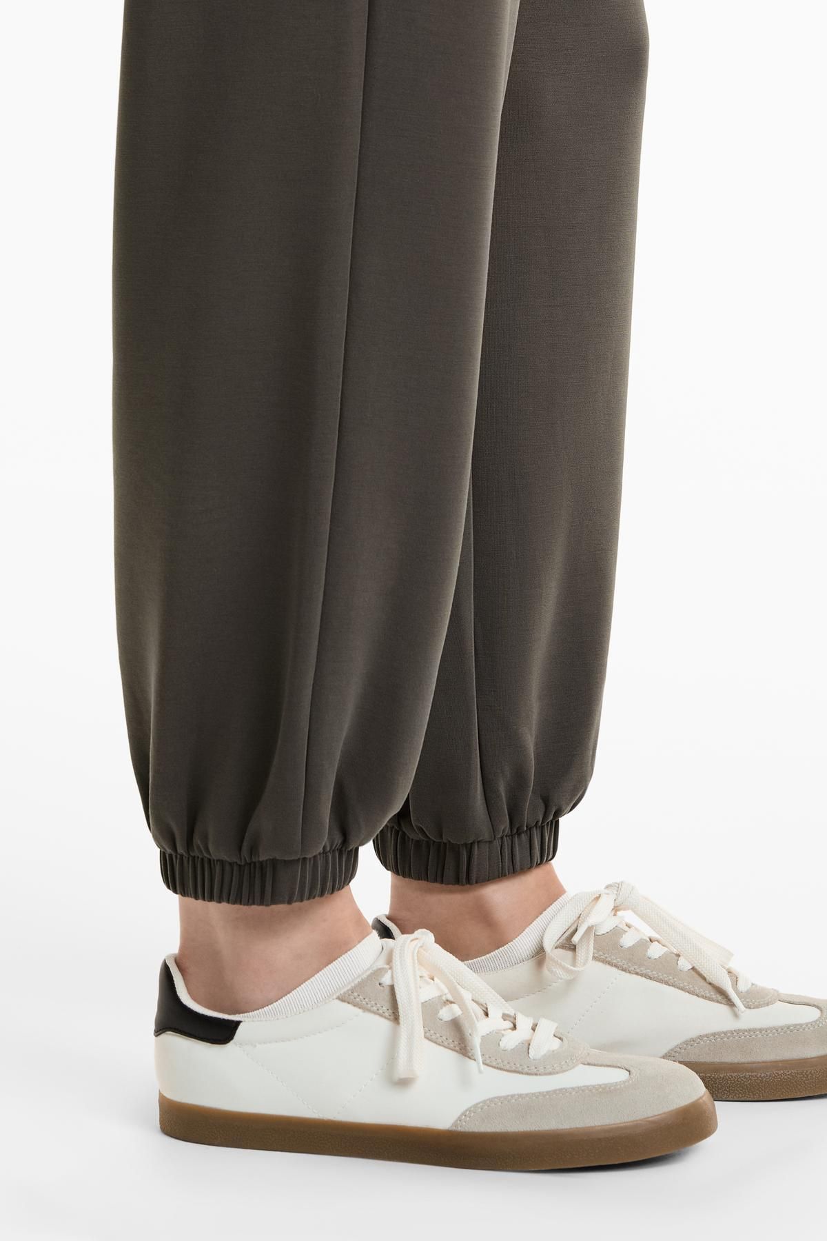 Oysho-Soft-touch joggers with modal 5