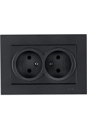 arvia FÜME RENK SIVA ALTI 2 Lİ TOPRAKLI PRİZ ÇERÇEVE DAHİL