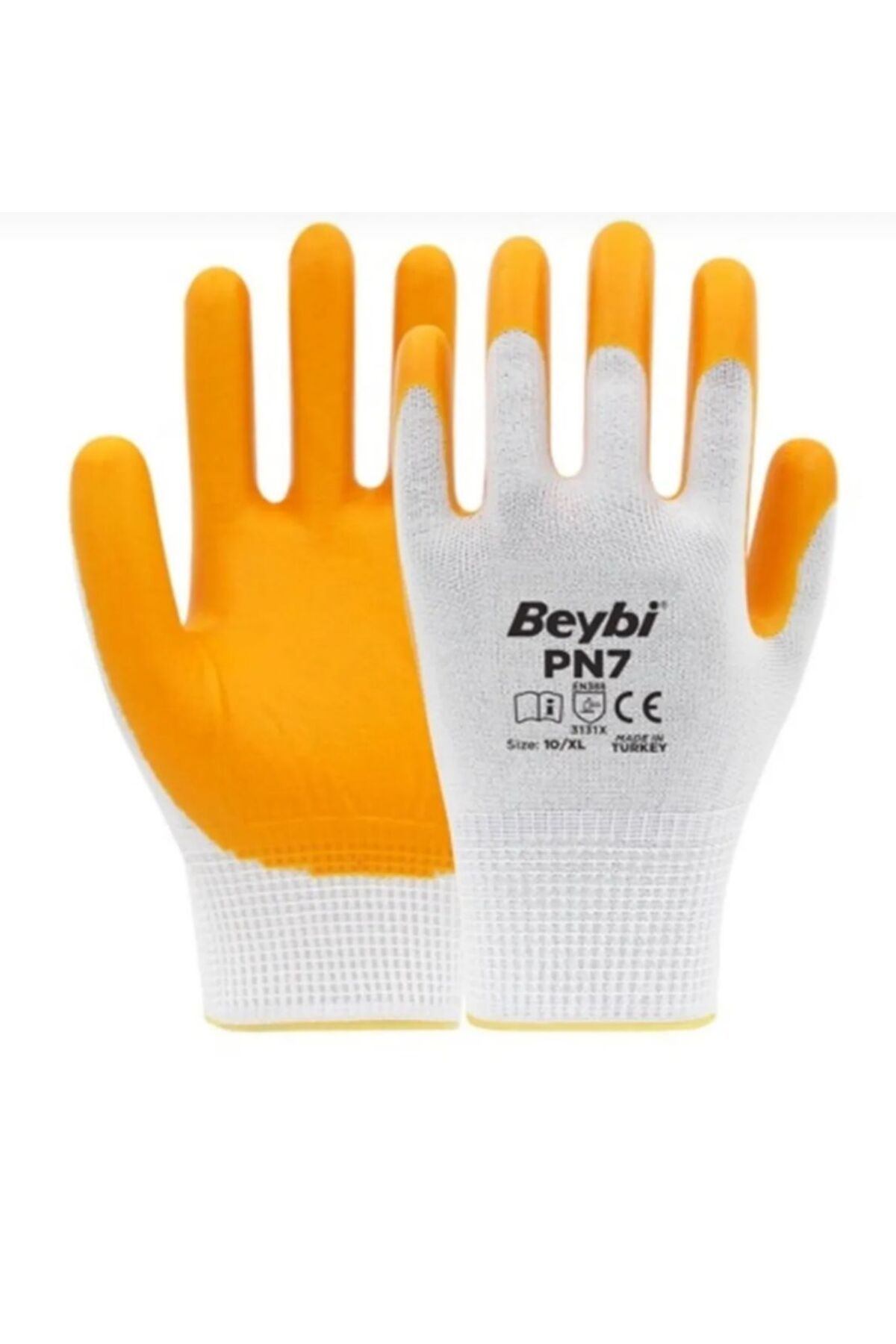 MG HOME-2 Pieces Code Pn7 Beybi Work Gloves Repair Gloves Code Beybi Pn7 Polyester Knitted 2