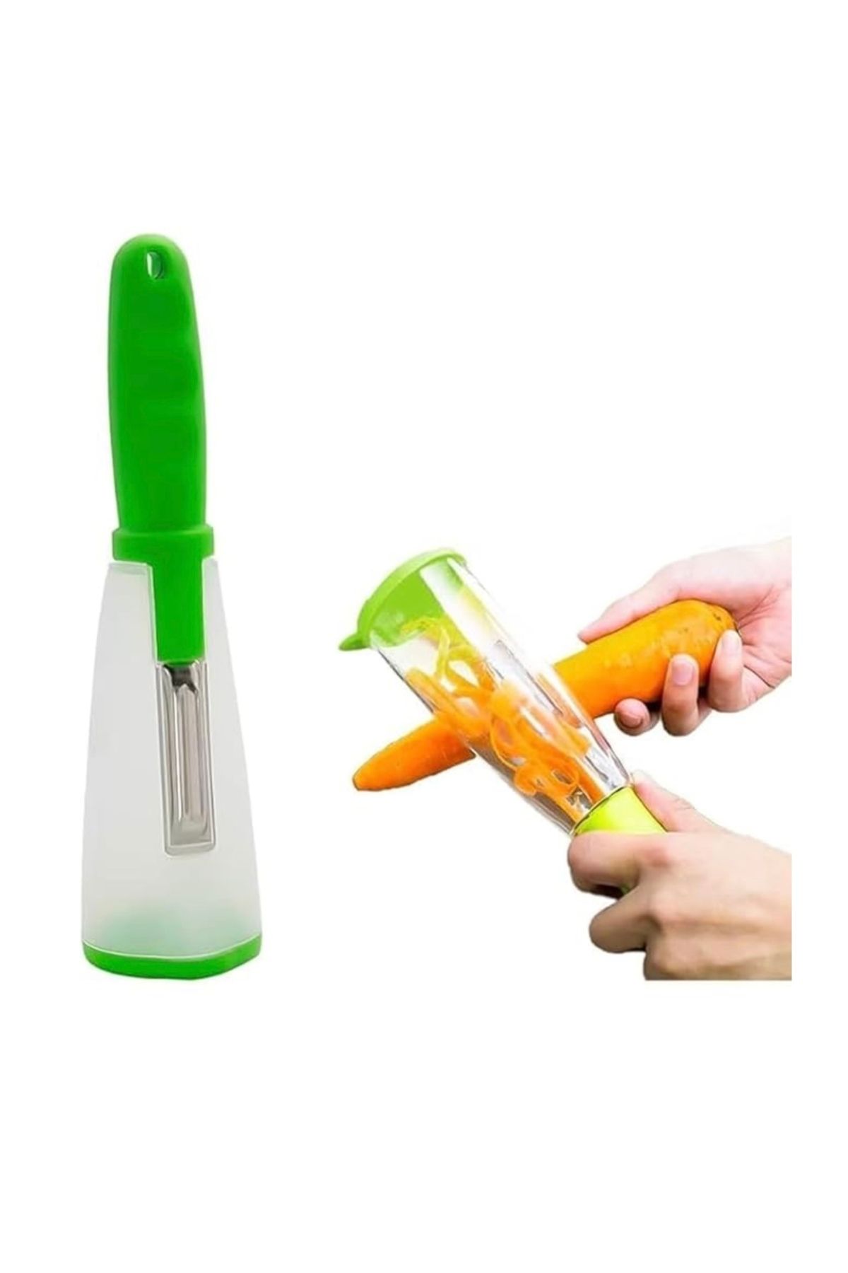 Generic-2 pieces vegetable and fruit peeler with built-in peeler container, a practical and useful kitchen tool. 7