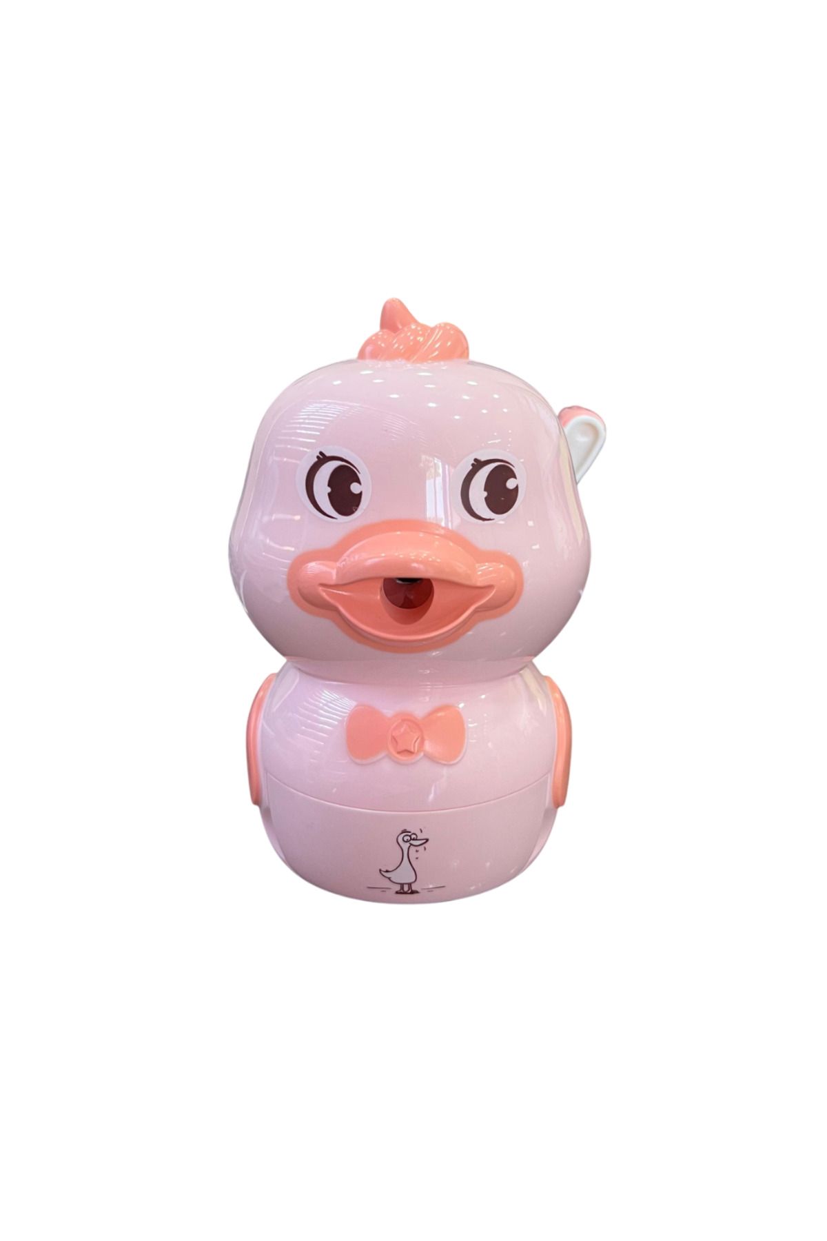 Brons-Cute Duck Patterned Table Top Pencil Sharpener with Arms 1