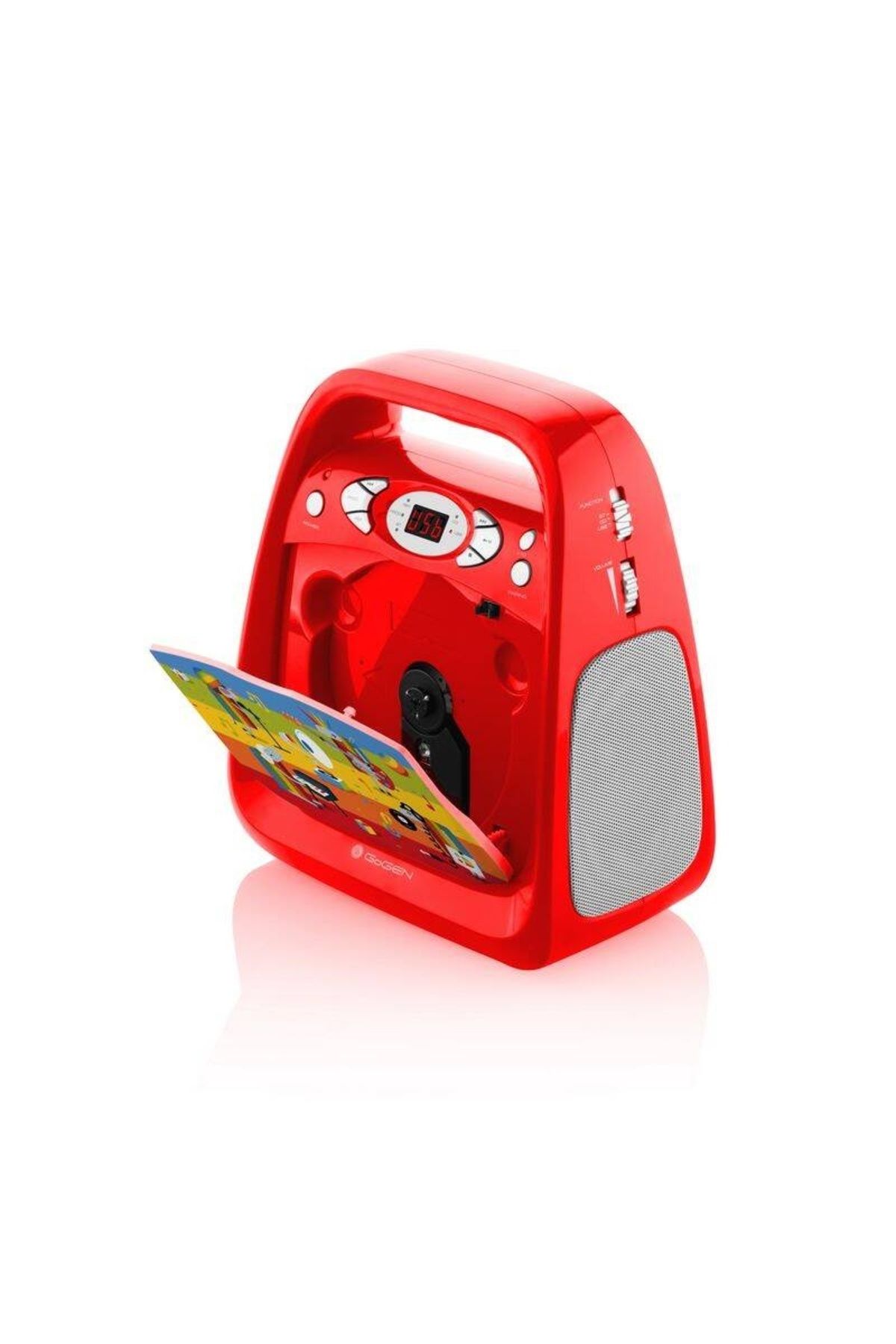 Gogen-CD player with Bluetooth and karaoke function DECKO, USB, MP3, Microphone, Red 3