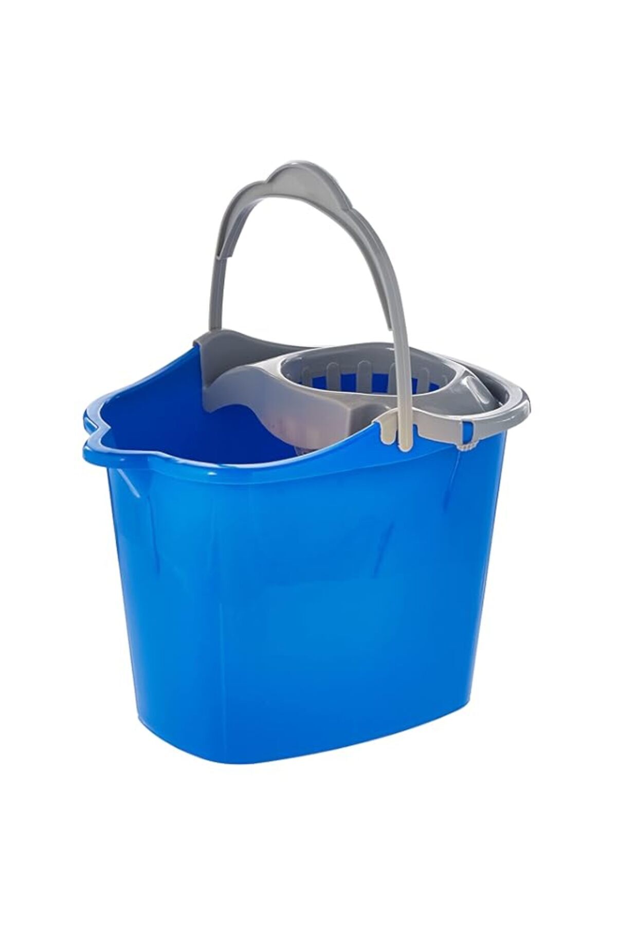 Generic-LOCK & LOCK Mop Bucket With Wringer, 15 Litre Capacity, Multicolor 1
