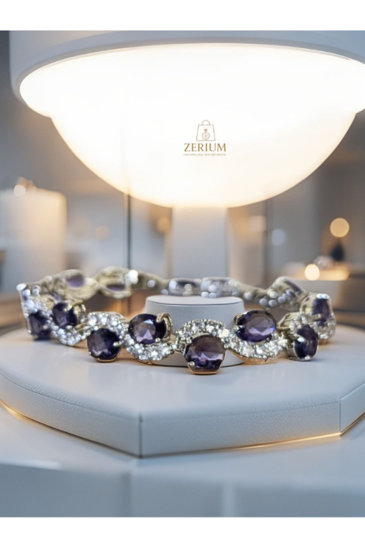 ZERİUM-Stylish and Elegant Vip Cluster Bracelet 3