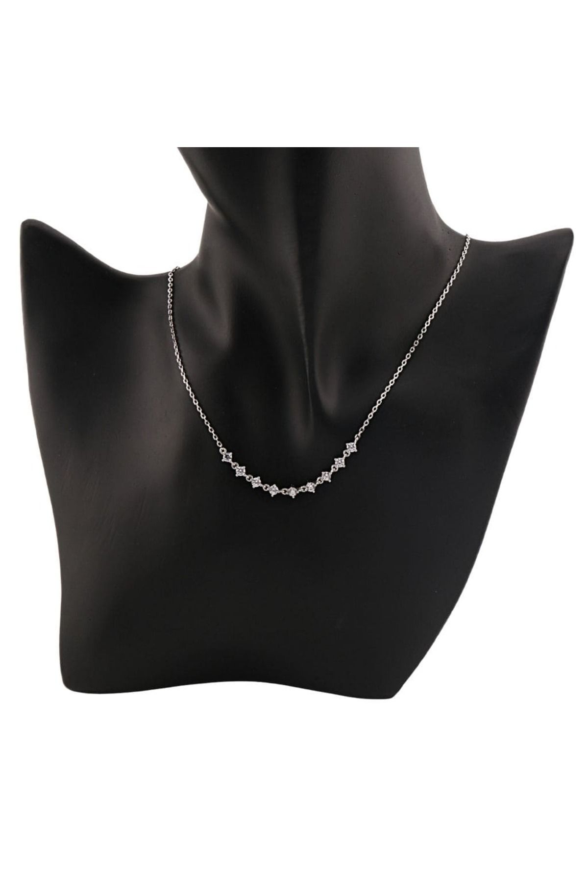 Bijuteria SORELLY-Lant Argint Pietre Zirconia Albe 5
