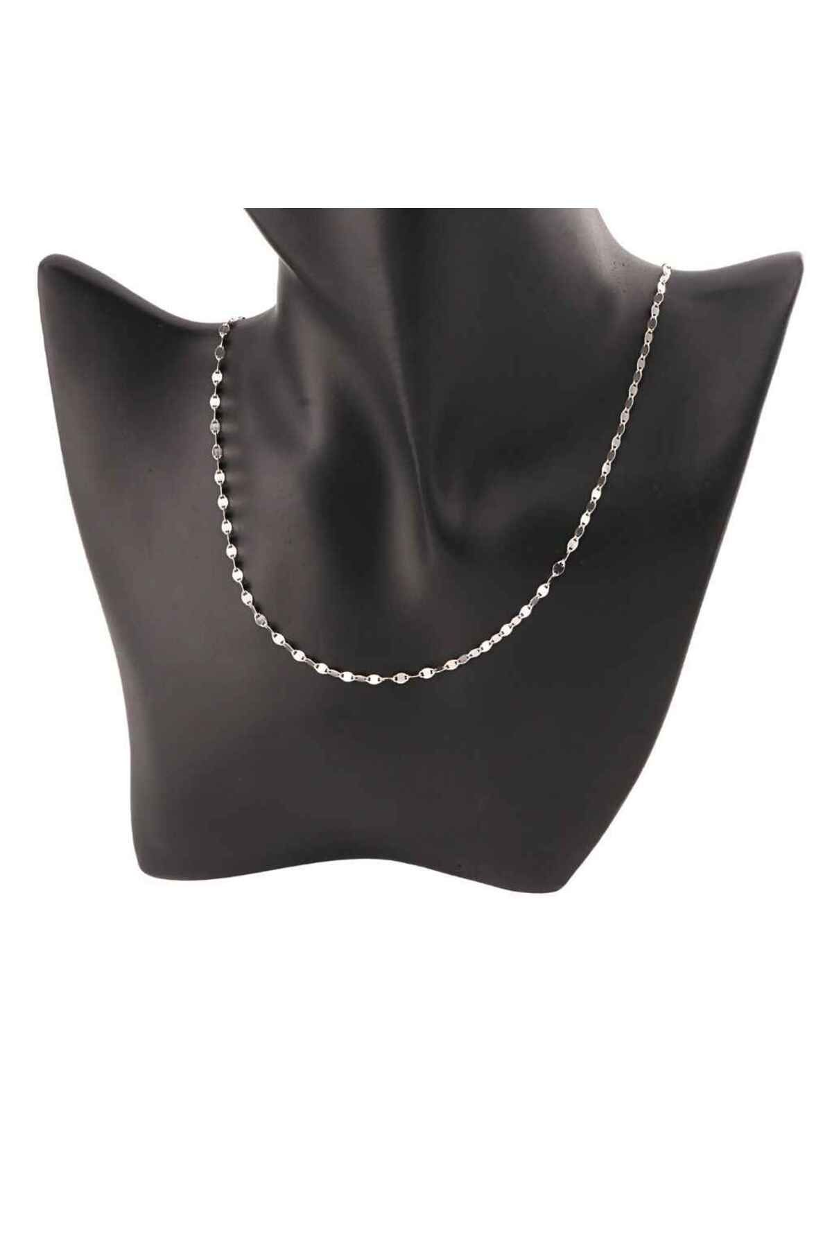 Bijuteria SORELLY-Lant Argint Modern Sequin Link 55 cm 3