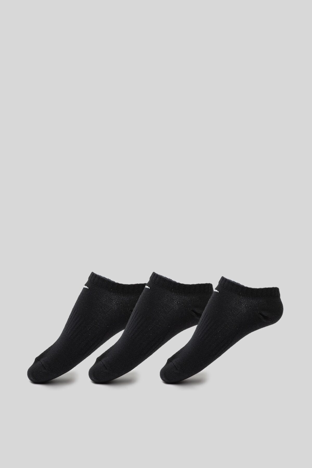 Nike-, Set of unisex very short running socks Dri-Fit - 3 pairs, Black, L 4