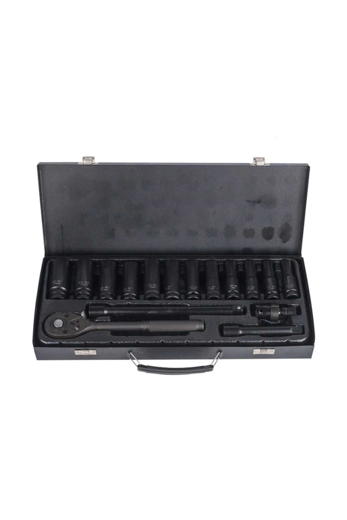 Metal Needs-Long impact socket set, hexagonal, 1/2 drive 6