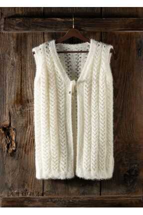 Mako Çeyizlik hediyelik bağcıklı regular kalıp yelek