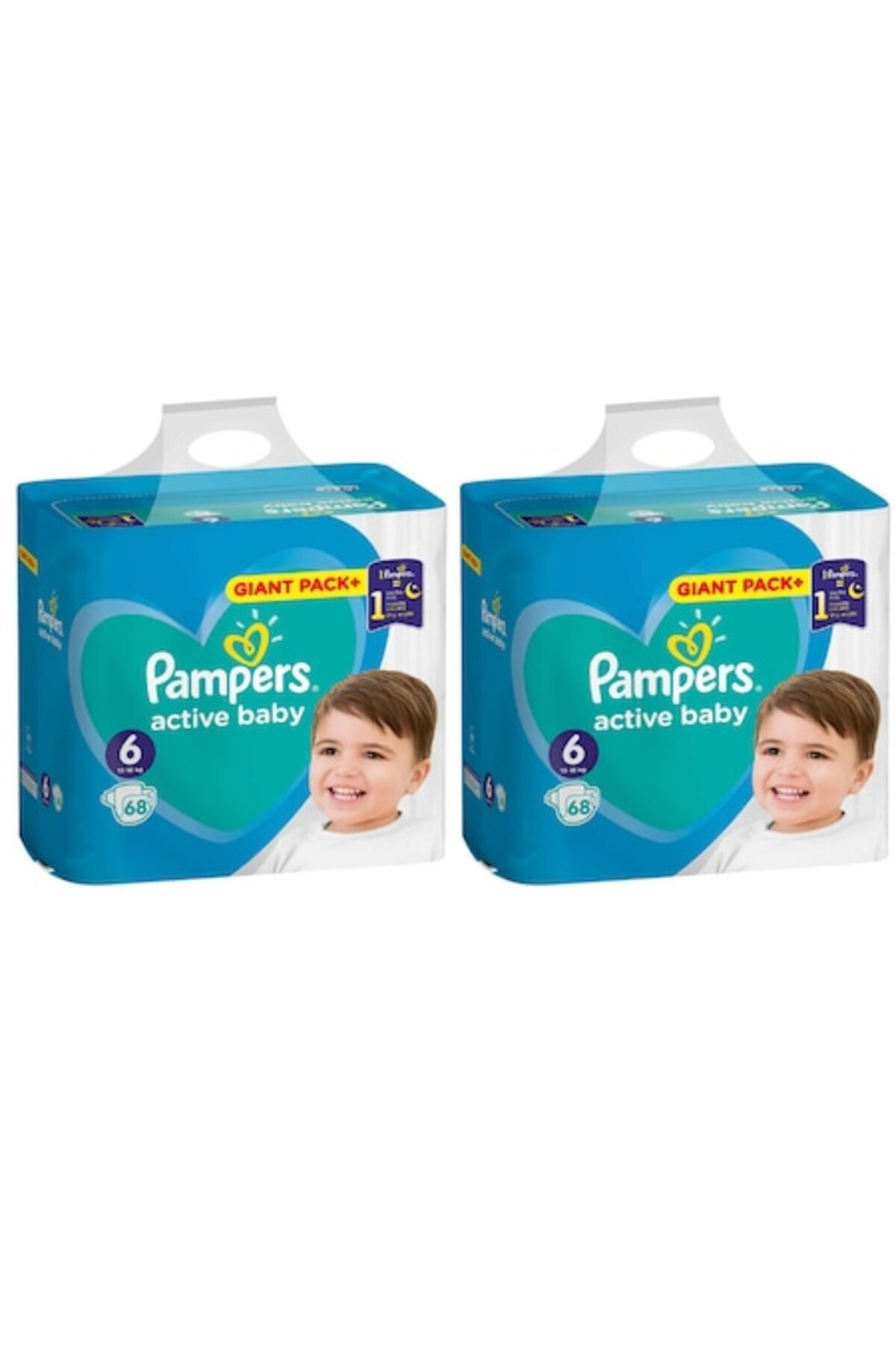 Pampers Νέες πάνες Giant, μέγεθος 6, 15/13-18 κιλά, 112 τεμάχια/συσκευασία