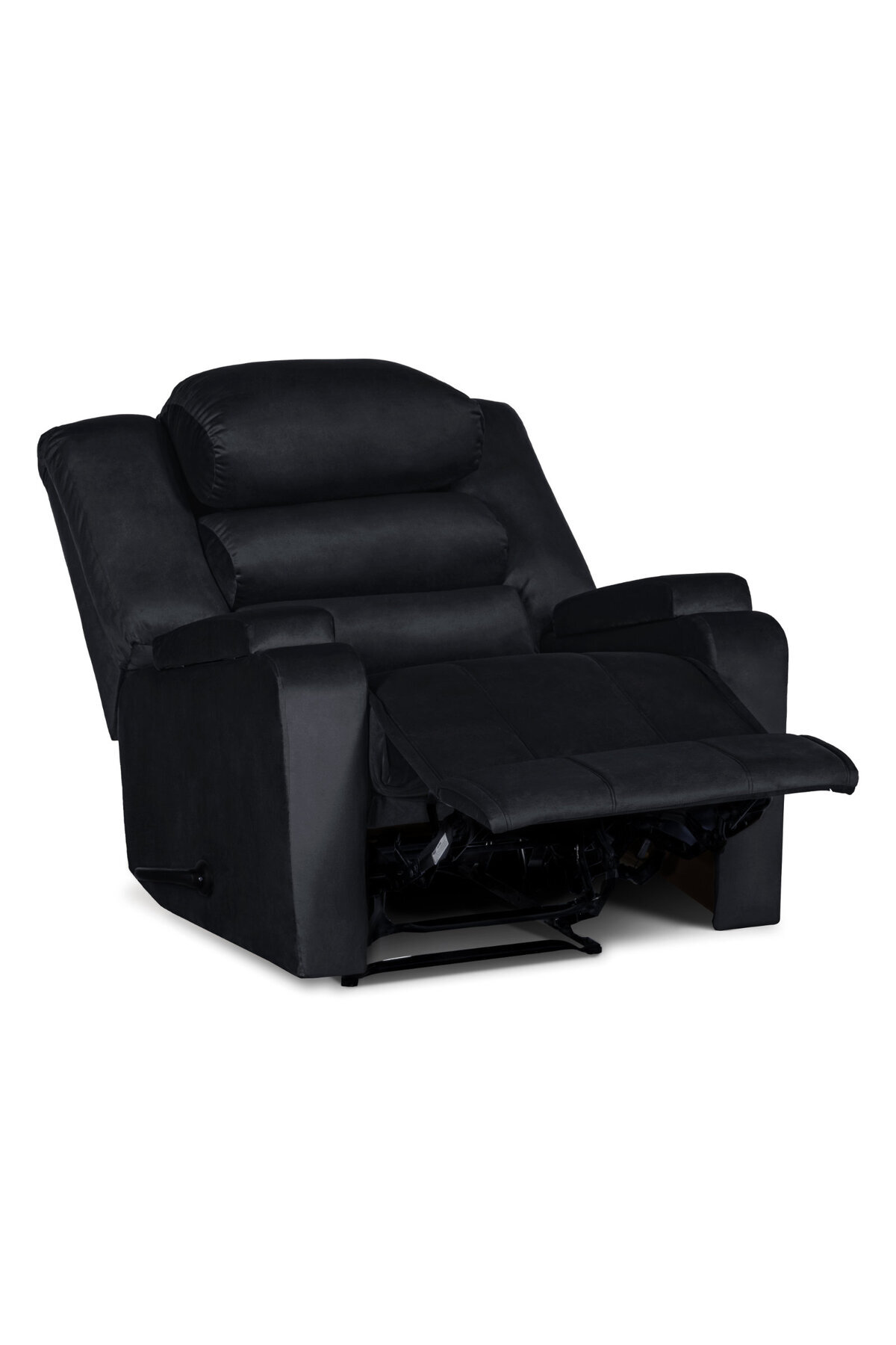 Lazy Vibes-Reflex Comfort - Practical Velvet Recliner Chair with Storage Box | Rocking 5