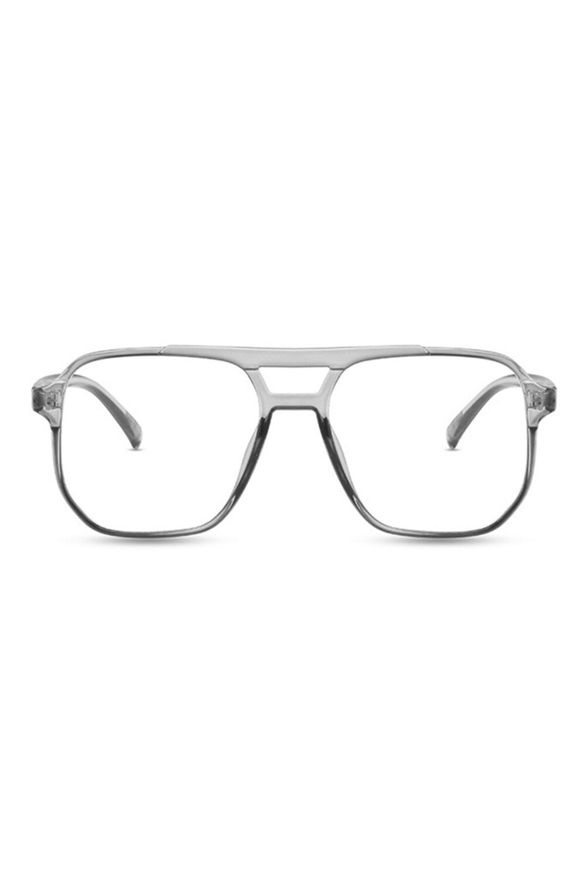 GERICOM-Transparent Lens Glasses with Computer Protection, Non-Diopter, Aviator Style 4