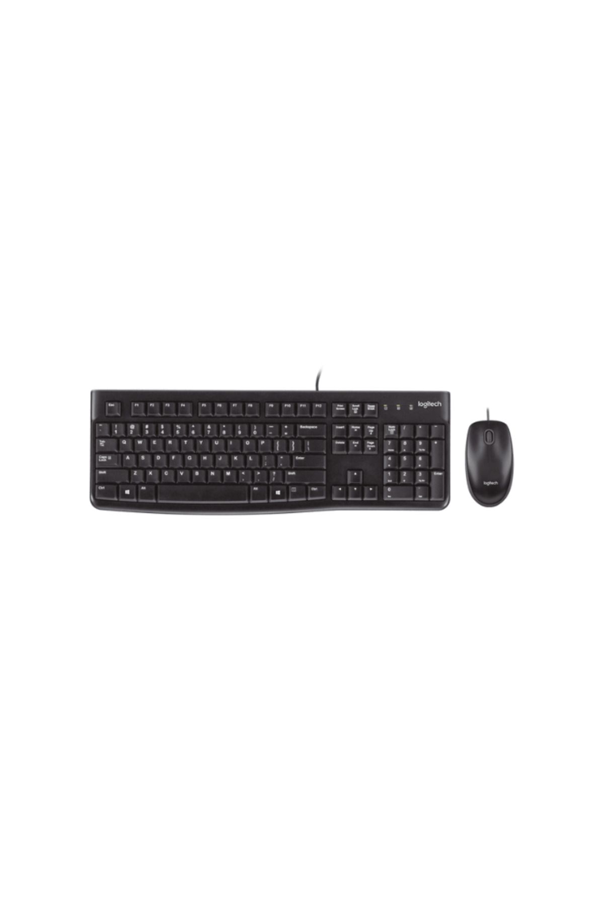 logitech-لوحة مفاتيح وفأرة MK120 بتصميم عربي/إنجليزي - جرافيت 1