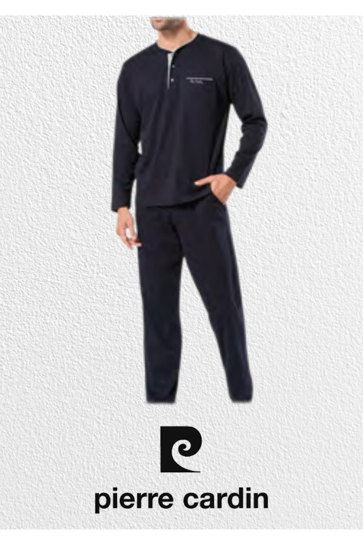 ست پیژامه مردانه راسته فاق نرمال آستین بلند | پیر کاردین Pierre Cardin L1.PC.5560.002 - تصویر 4