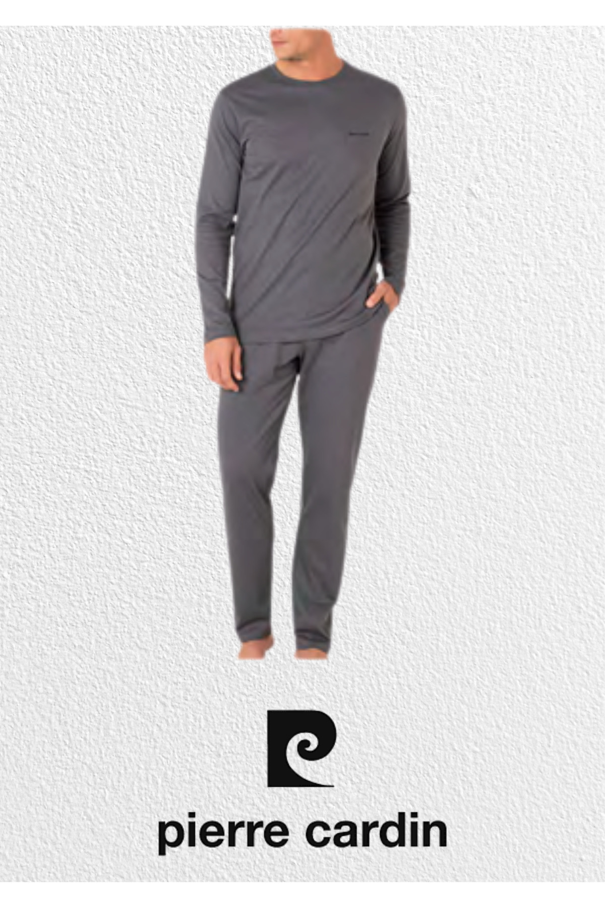 ست پیژامه و لباس خواب مردانه راسته فاق نرمال آستین بلند | پیر کاردین Pierre Cardin L1.PC.5635.291.02 - تصویر 5