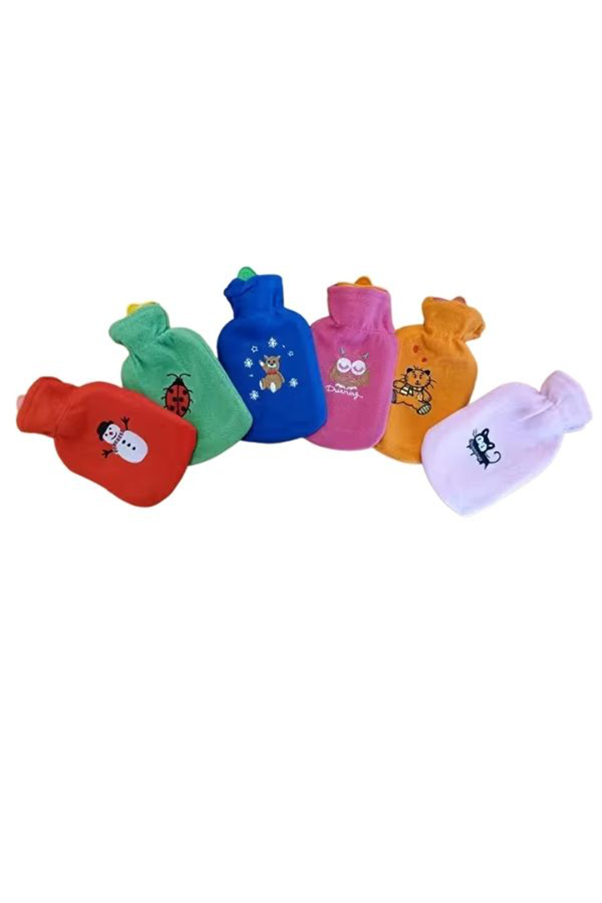 everart Renkl Polar Yıkanabilir Kılıflı Tekli Sıcak Su Torbası Renkli Küçük 1 Adet