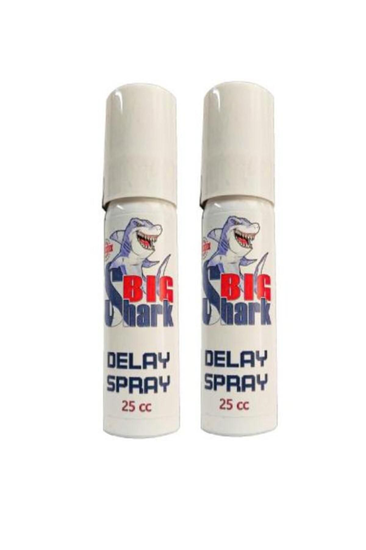 STİL KÖŞESİ Big Shark Del.ay Erkeklere Zamanlayıcı Yeni Formülü Bakım Ve Masaj Sprayı 25 Cc X 2 Adet