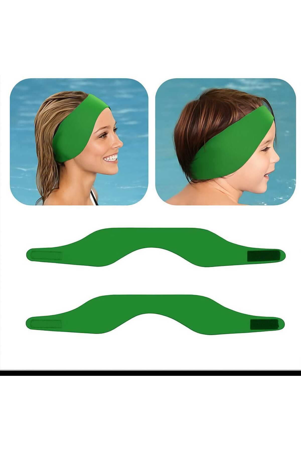 KdrElektronik Yetişkin Ve Çocuklar Için Ayarlana bilir Yüzme Kulak Koruyucu Bant Su Geçirmez Havuz Deniz Bonesi