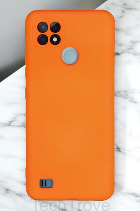TechTrove Realme C21 Kılıf İçi Kadife Soft Silikon Lansman Kapak