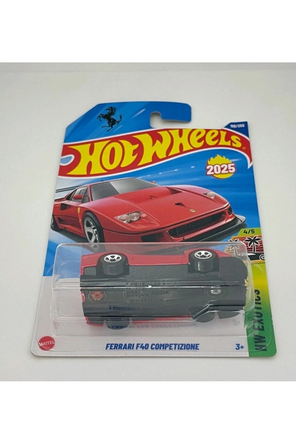 HOT WHEELS Ferrari F40 Competizione Long Card Red 2025 Collection