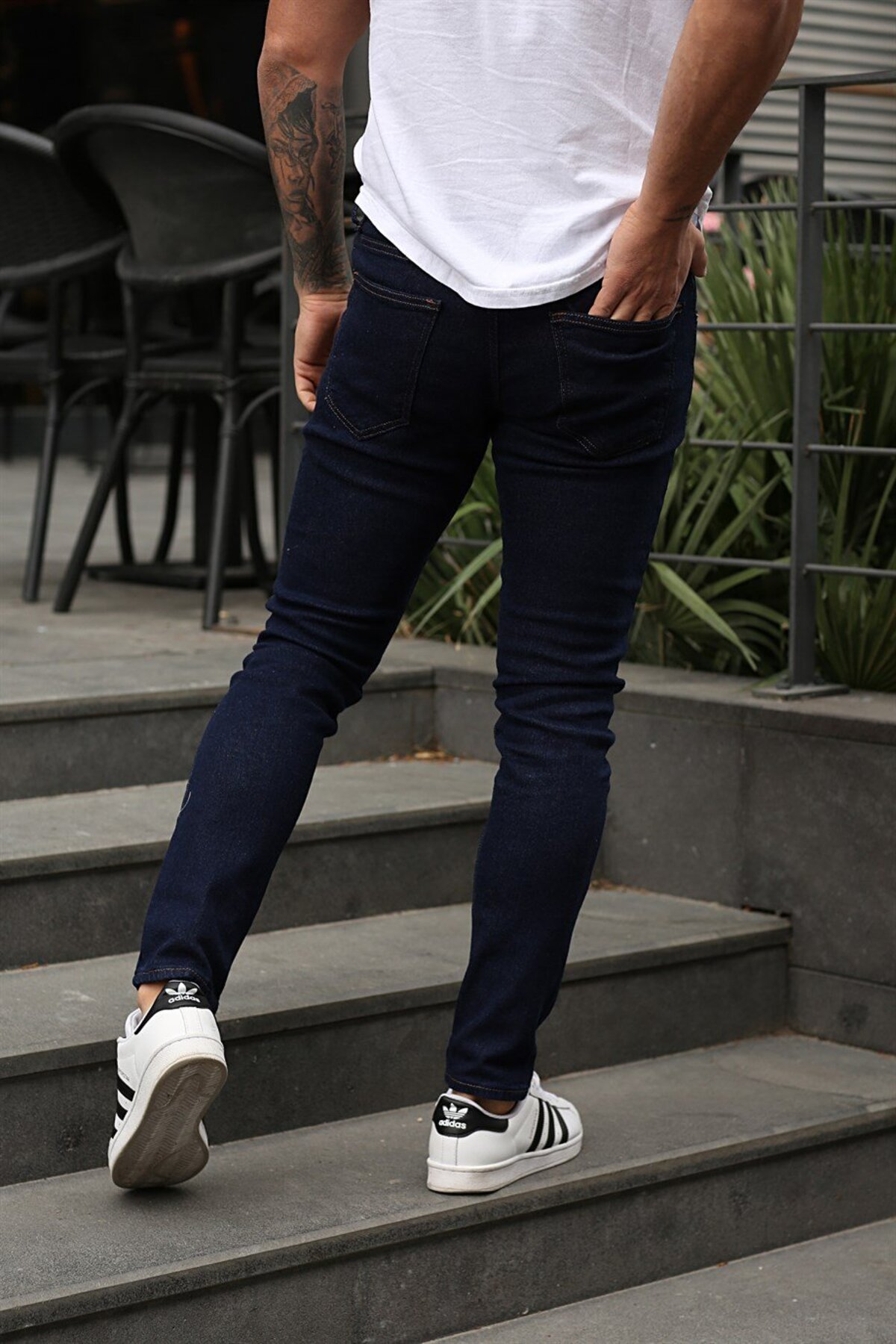 wamoss  BULGAR Kesim Slim Fit Likralı Kot Pantolon 2025 LK1 - Görsel 4