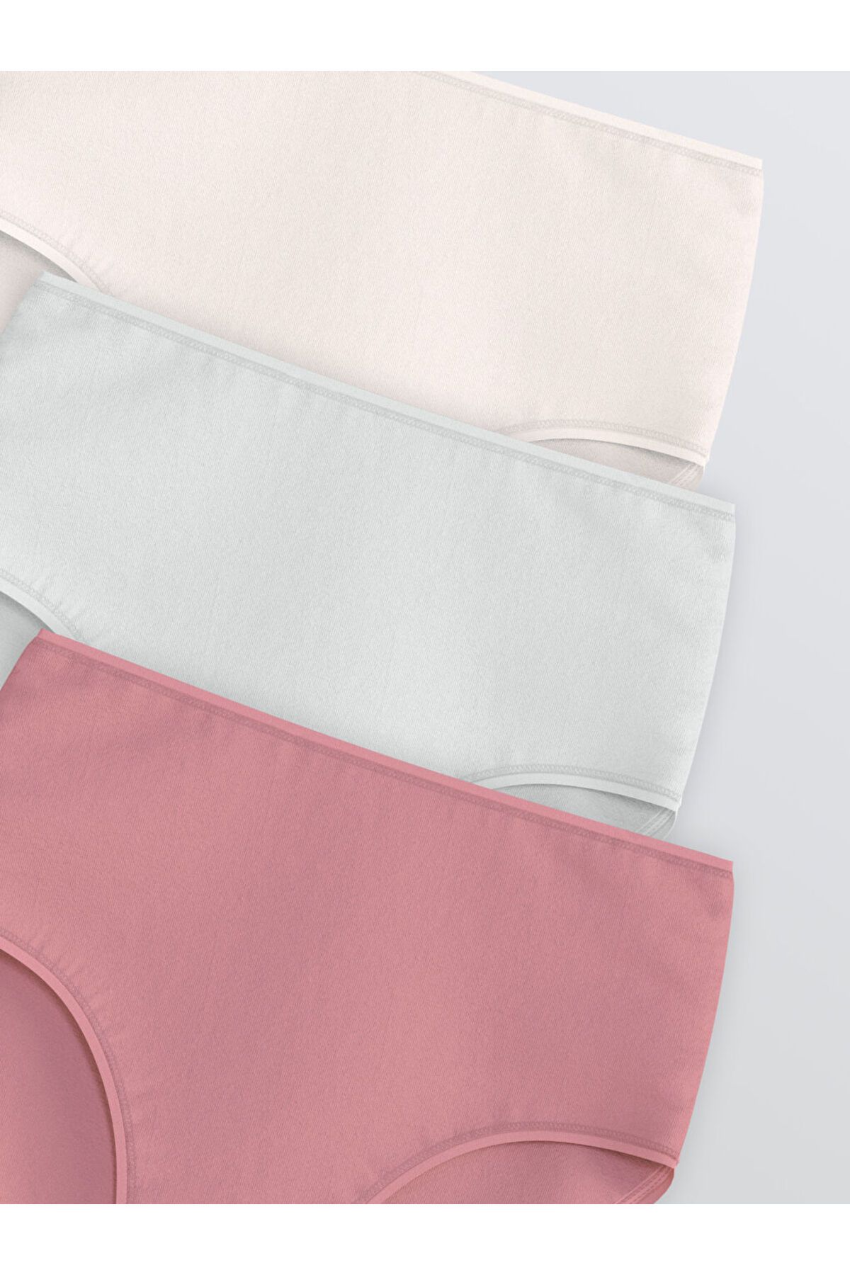 LC Waikiki-Sparkling Selections from Shining Store |   Lilac Plain Classic Panties 3-Piece 3