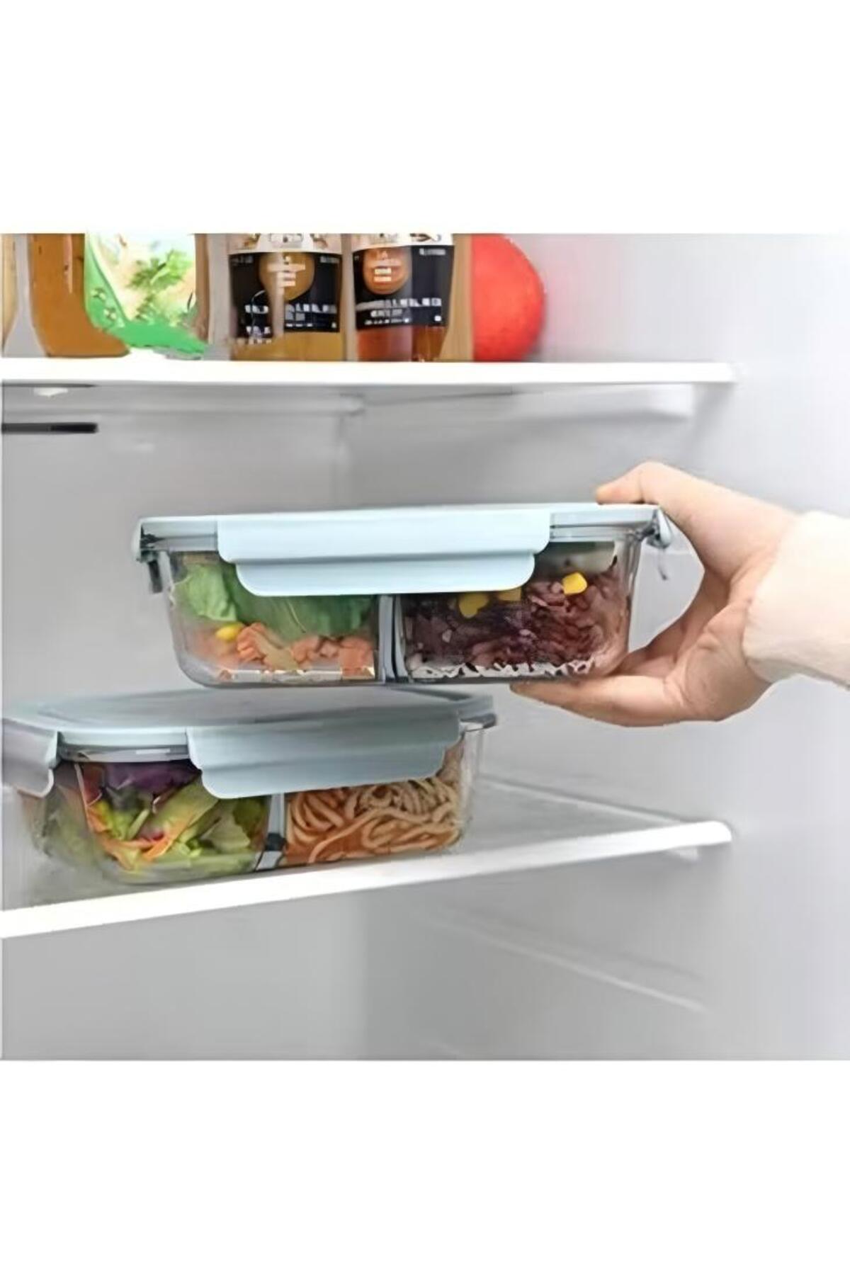 Generic-Portable Bpa-free Lunch Box, Bento Box, Glass Lunch Box, Microwaveable (CAPACITY 1040ML) 4