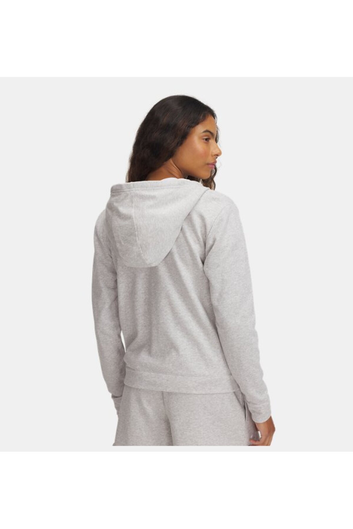 Under Armour Kadın UA Rival Terry Fermuarlı Ceket 6005509-011 görsel 2