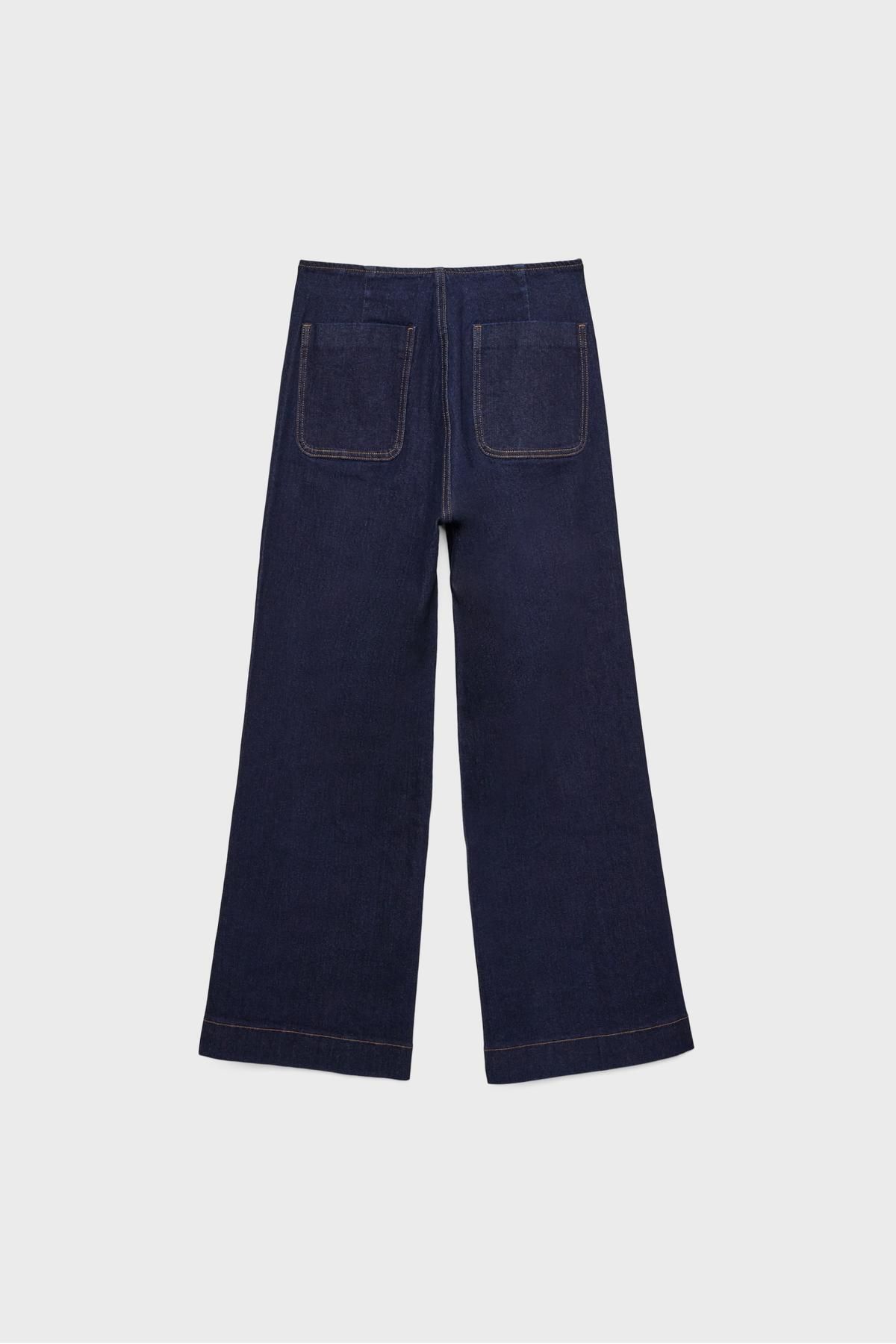 Stradivarius-D77 Minimalist jeans with pockets 6