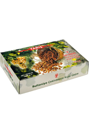 Ege Naturel gıda Tariş Karton Kutu Sultaniye Üzüm 1 Kg